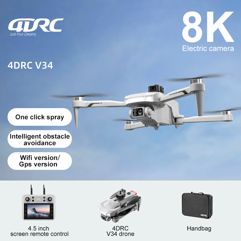 2025 New V34 Drone 8K Camera P - Drone Gimbal Brushless reseña y precio