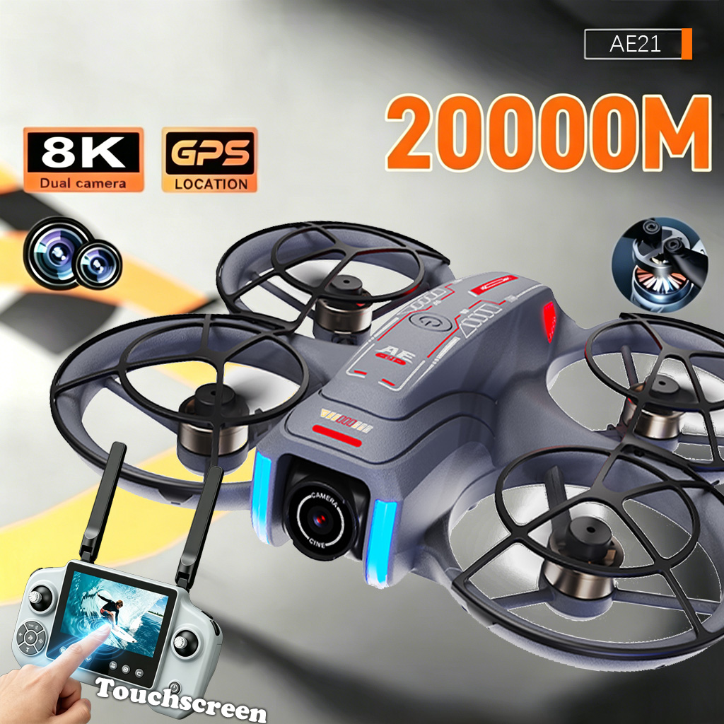 Upgrade AE21 Aerial Drone 8K H - Drone Gimbal 3 Axis reseña y precio