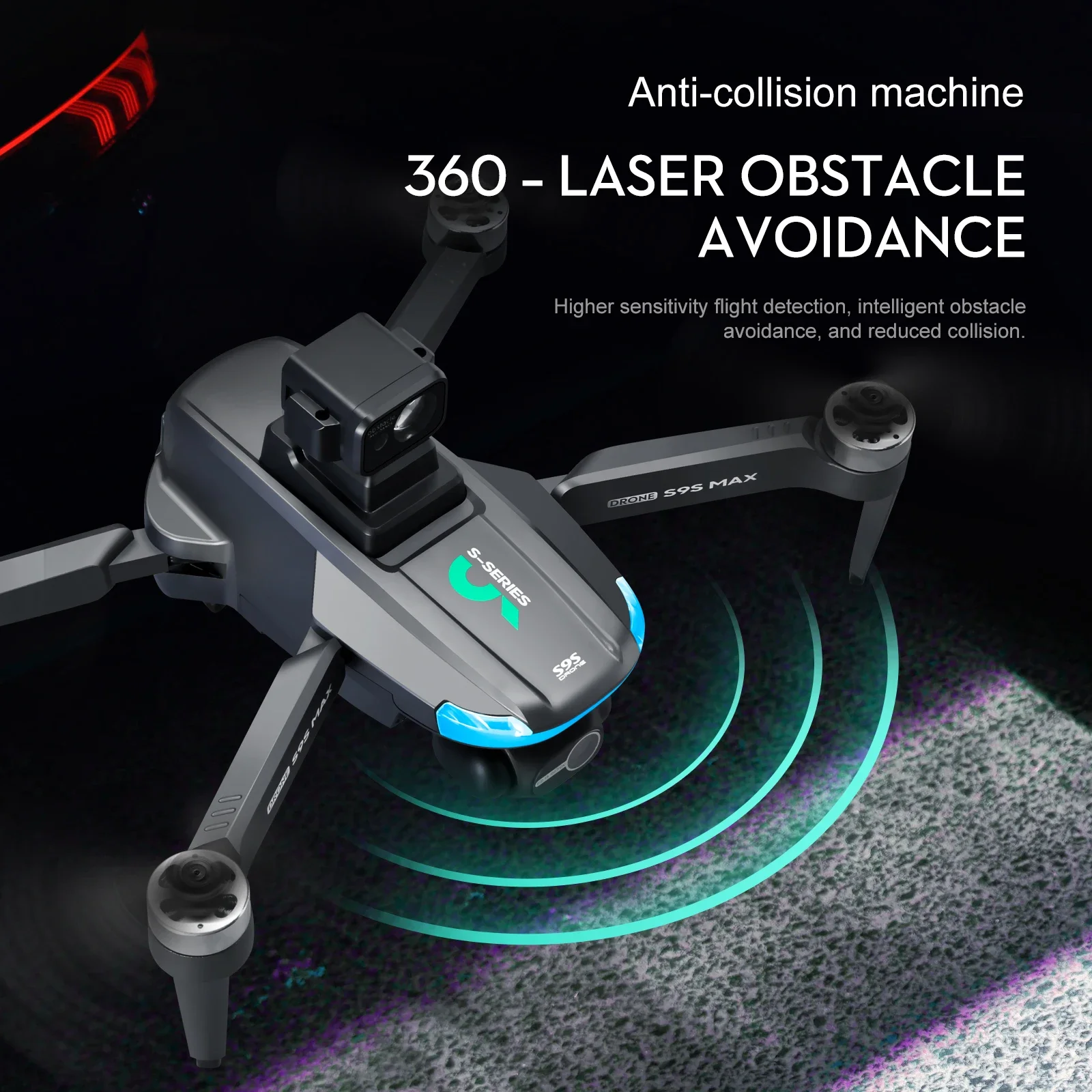 NEW S9S MAX MINI Drone 4K 2-Ax - Drone Gimbal Case reseña y precio