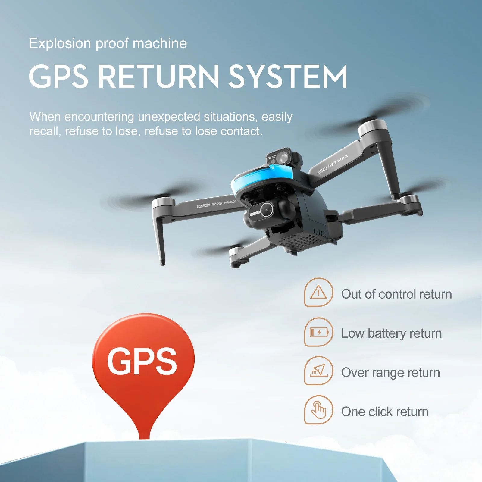 NEW S9S MAX MINI Drone 4K 2-Ax - Drone Gimbal Case reseña y precio
