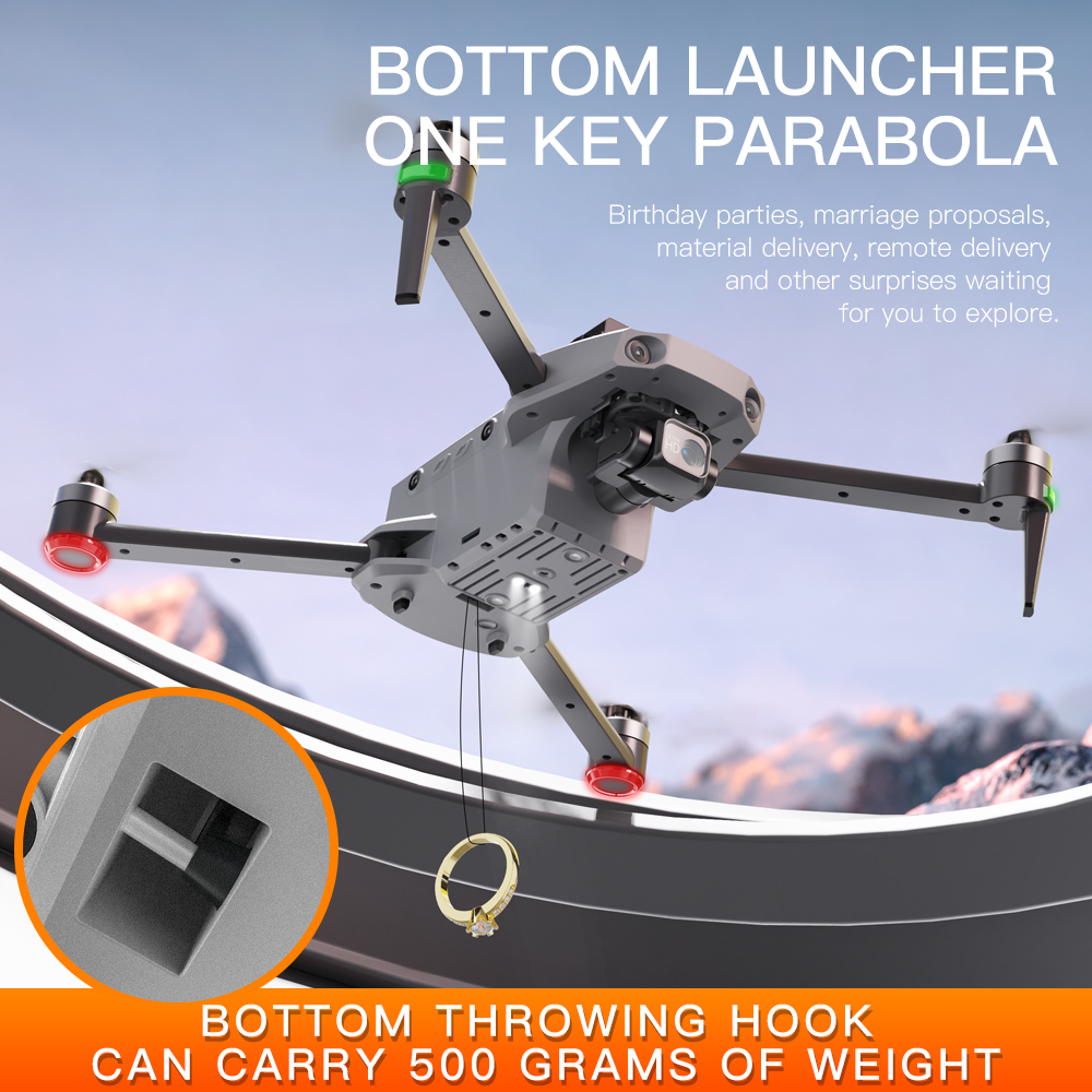 K11 Tubro Dual Camera GPS Dron - Drone Gimbal Mount reseña y precio