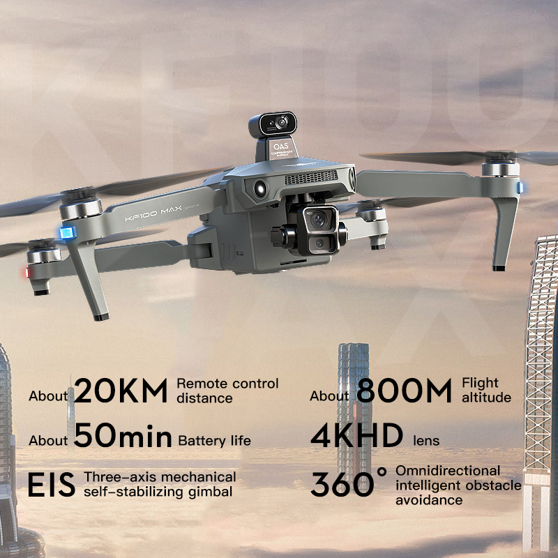 SJRC KF100 MAX 8K UHD Photo HD - Drone Gimbal Case reseña y precio