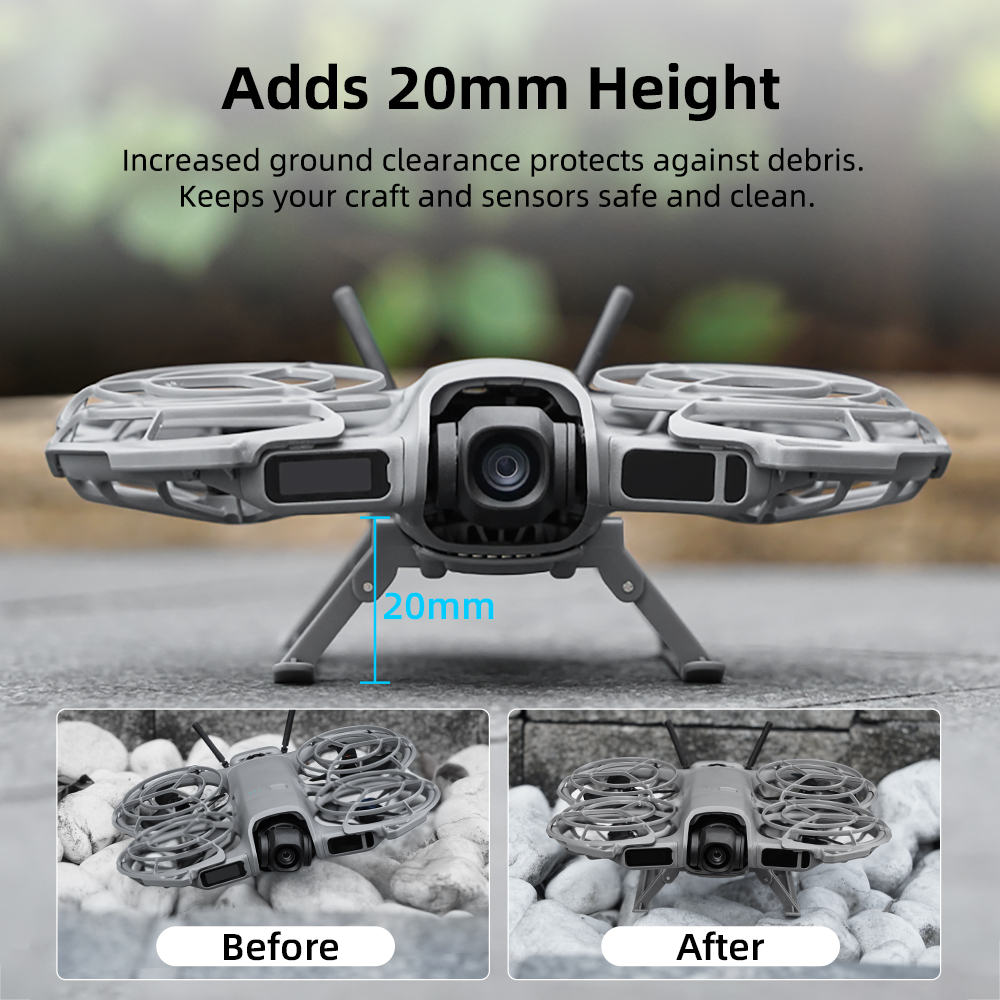 BRDRC Folding Landing Gear for - Drone Gimbal Mount reseña y precio