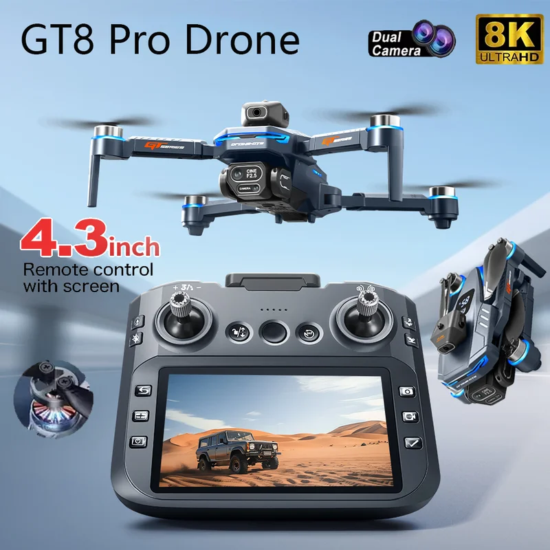 2026 New GT8 Drone GPS 8K Prof - Drone Gimbal 3 Axis reseña y precio