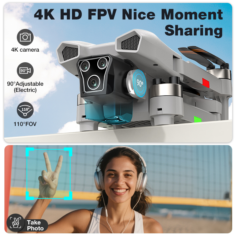 2026 Hot L017 Pro Drone Brushl - Drone Gimbal 3 Axis reseña y precio