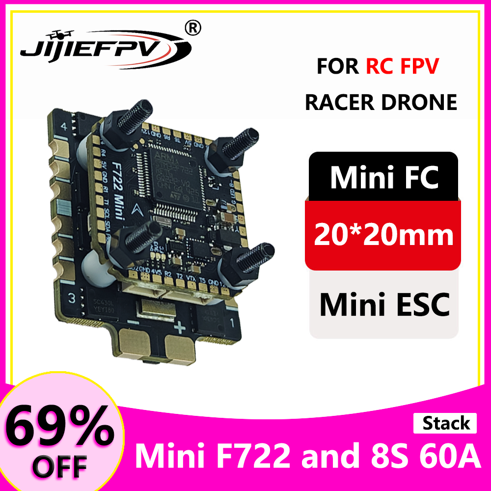 JiJieFPV F7MINI Flying Tower V - Drone Gimbal Controller reseña y precio